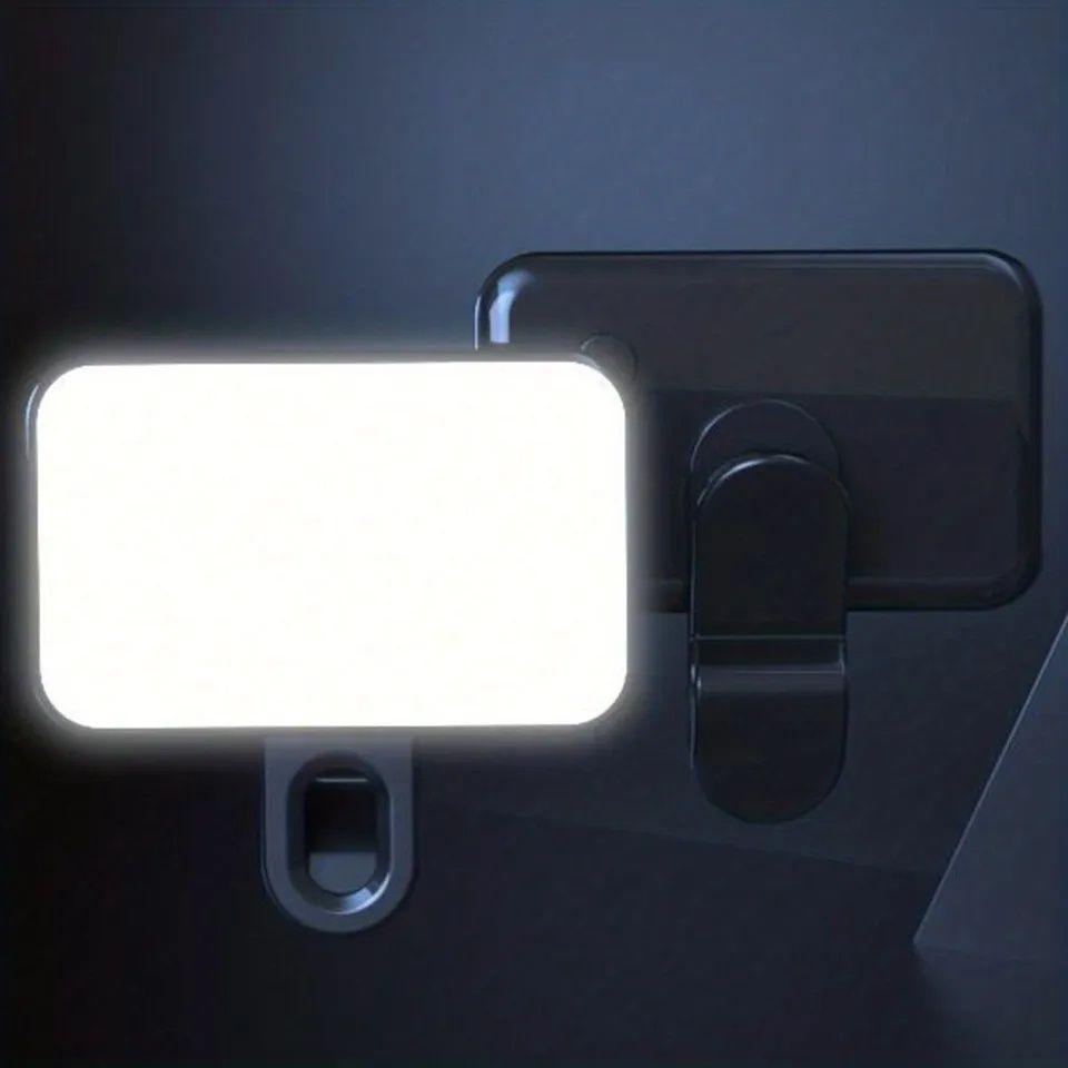 Luz led de preenchimento para selfie telemóvel com clip USB NOVO