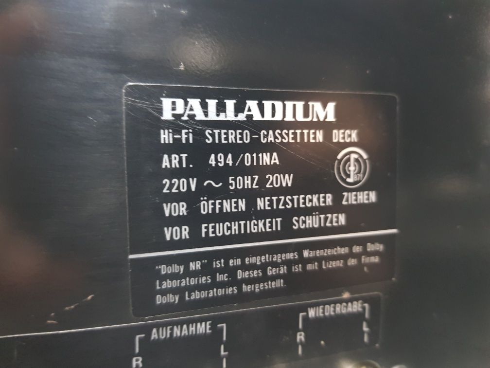 Стерео касетна дека/касетная Palladium б/у з Німеччини