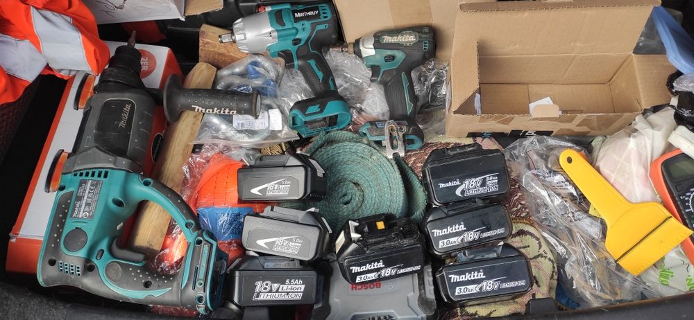 MAKITA zakretarka dtd157 wiertarka klucz udarowy bateria ładowarka 18v
