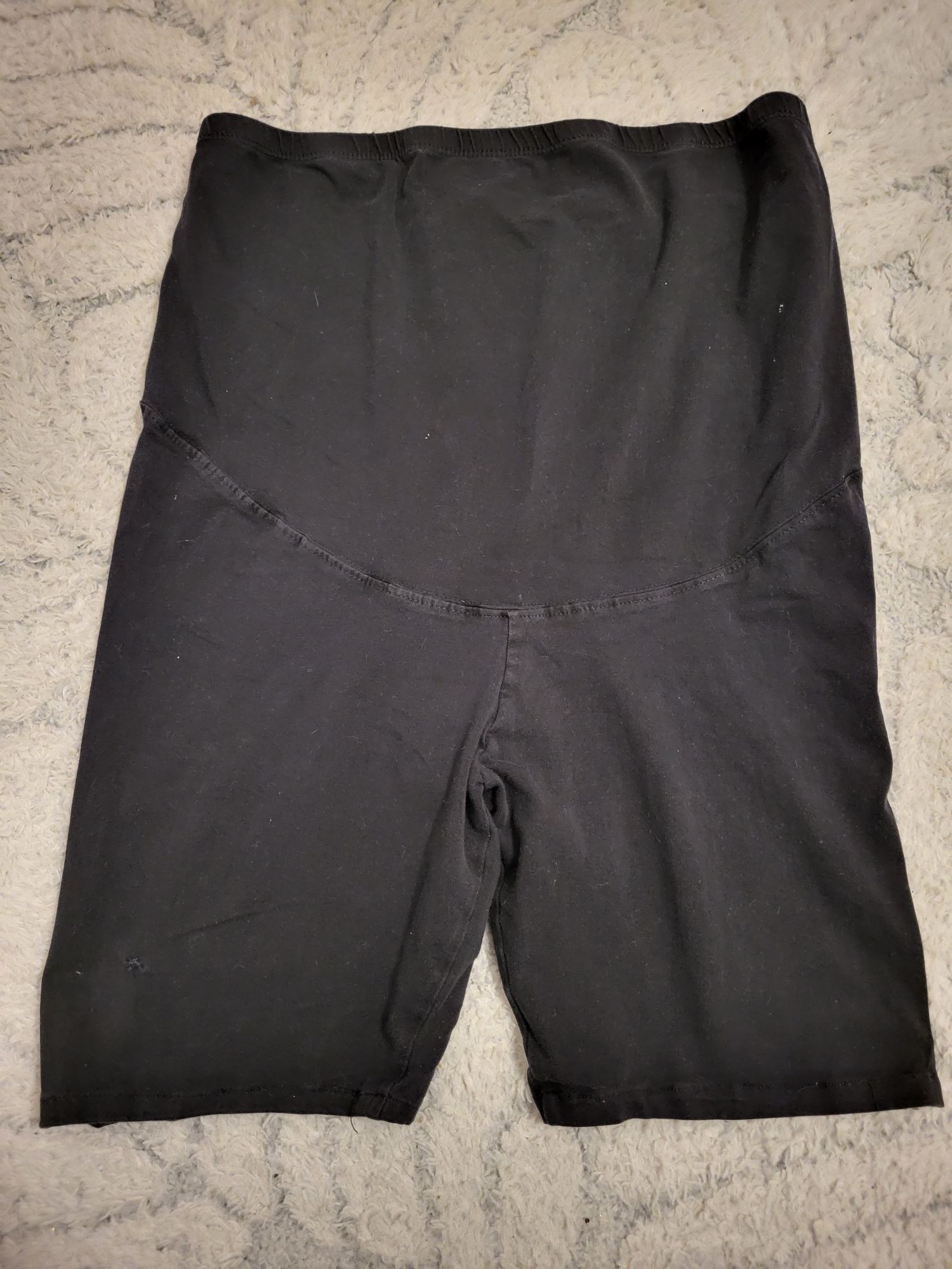 Legginsy ciążowe h&m M 2szt czarne spodnie gratis krótkie