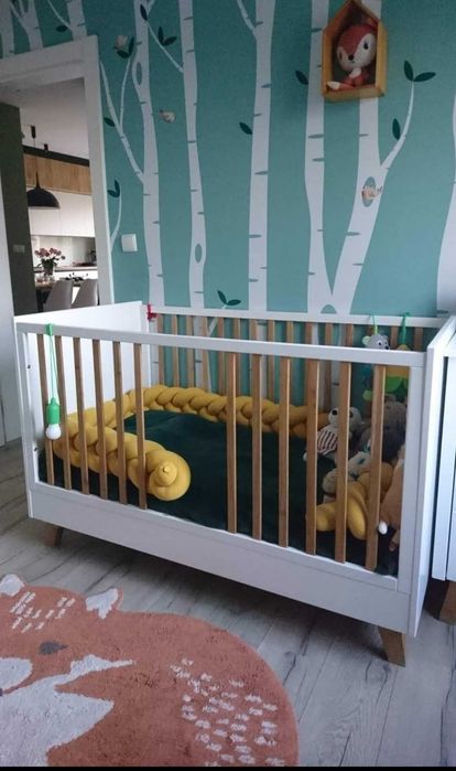 Łóżeczko - tapczan z materacem 70x140 cm