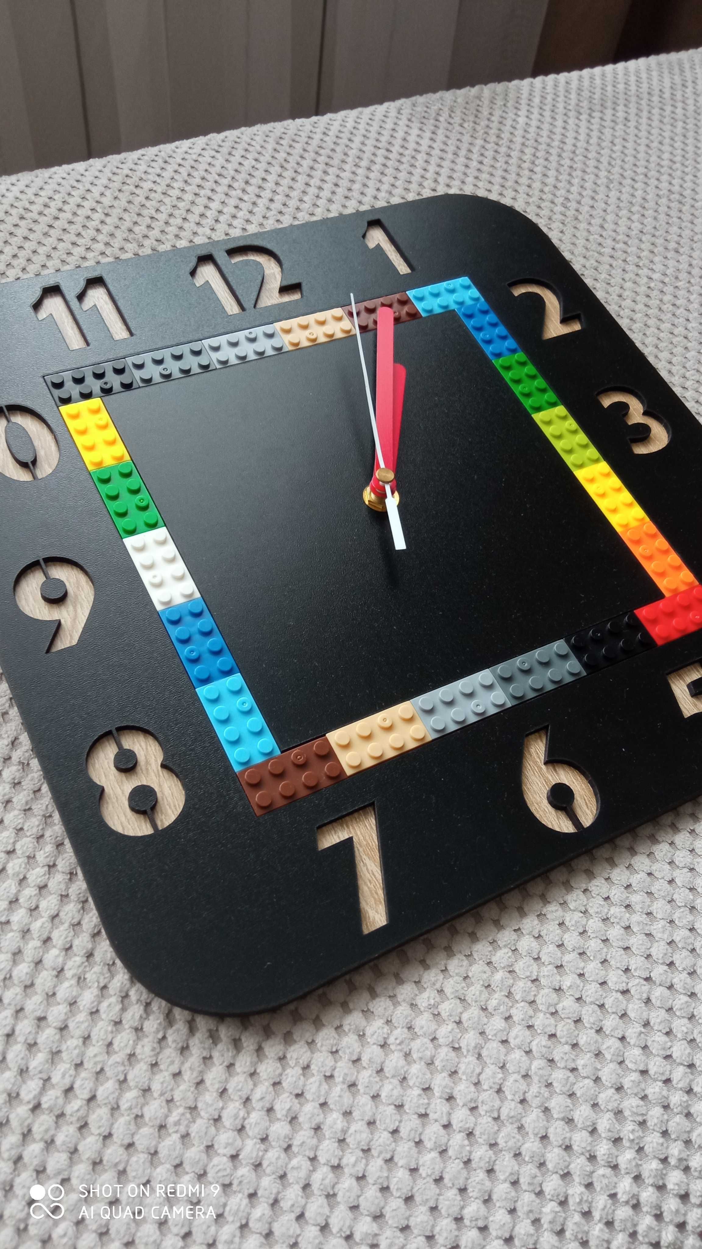 Zegar ścienny Lego