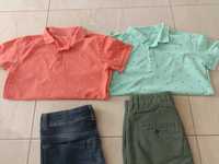 Koszulki polo + spodnie - zestaw na wiosnę i lato Reserved 158