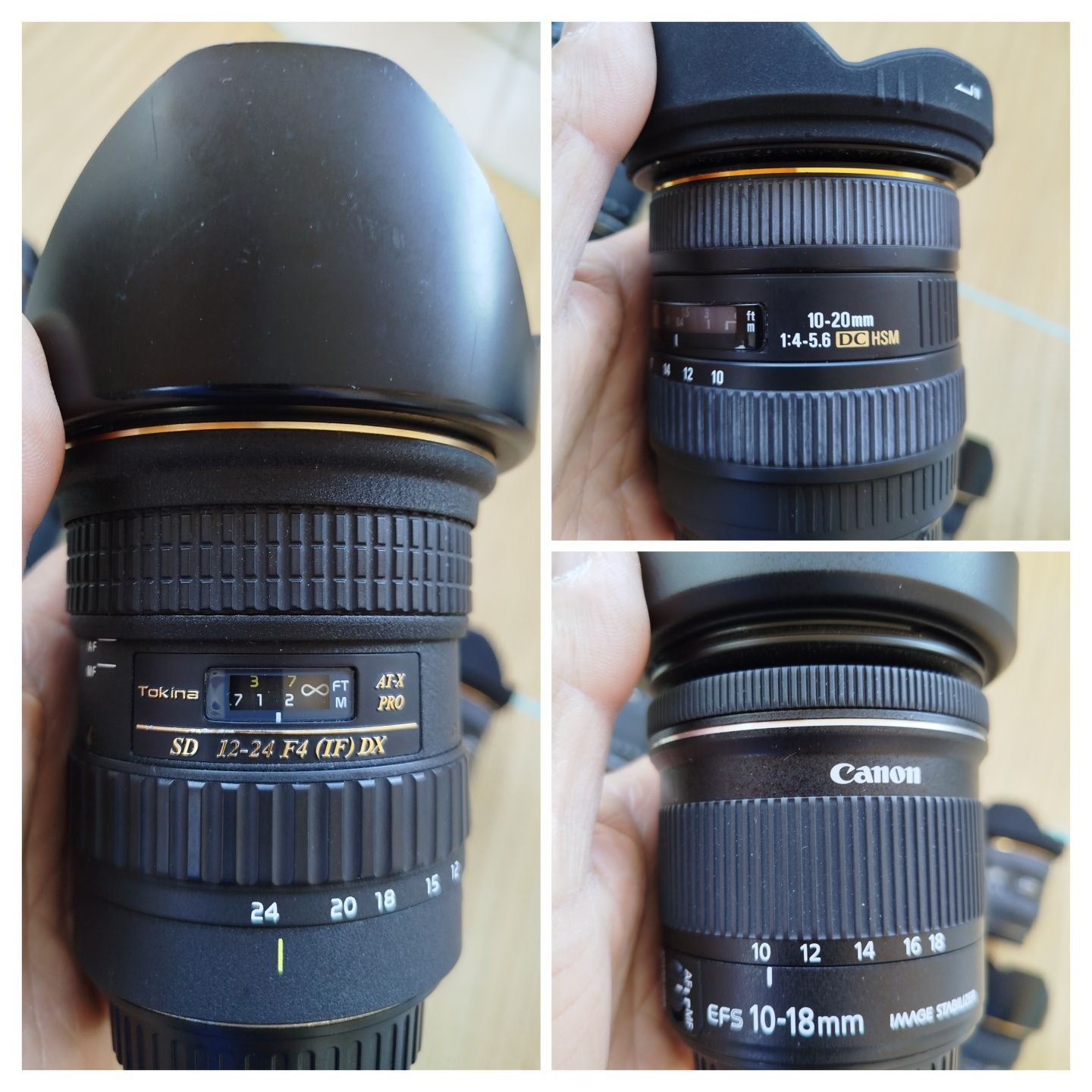 Lentes para Canon EF-S, 10 no total