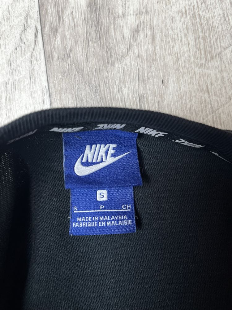 Футболка платье Nike размер S оригинал женская чёрная длинная хлопок
