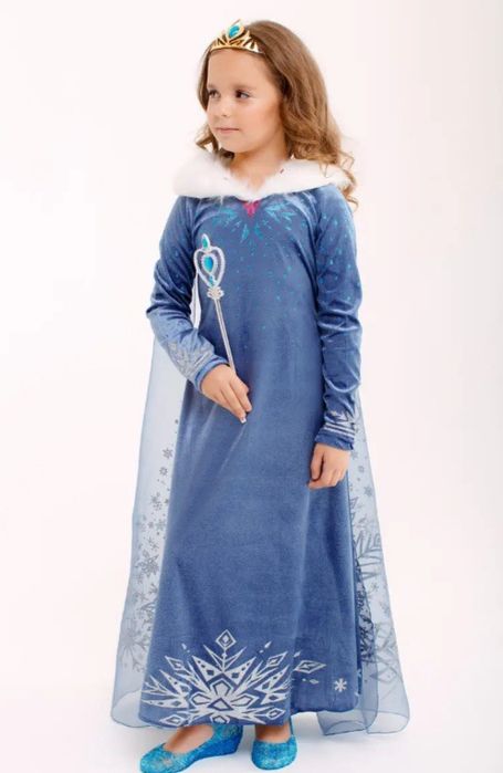 Платье Эльзы "Холодное сердце" Disney 7-8лет