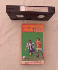 Benfica, filme VHS, campeonato nacional 93-94, Benfica campeão