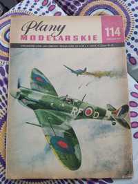 Plany Modelarskie 114 SPITFIRE Mk.I - Mk.V kolekcja PRL retro