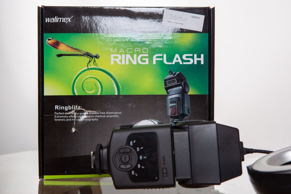 Flash Anelar para fotografia macro - Walimex