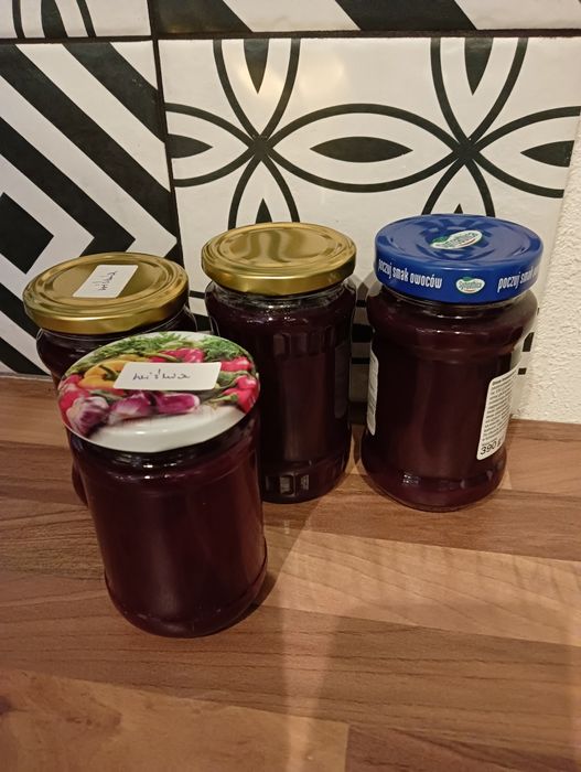 Dżemy z czereśni i wiśni 4 sztuki