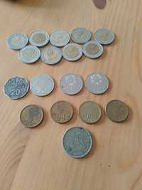 18 moedas de escudos - várias datas