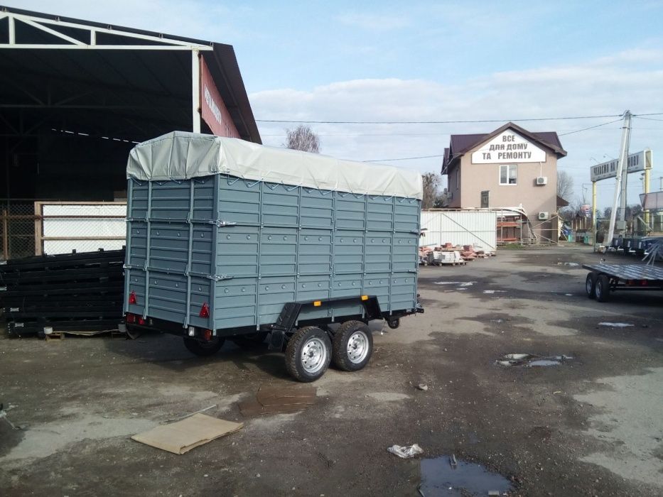 Одноосный  автоприцеп в г.Светловодск. Усиленный от завода. 2200*1300