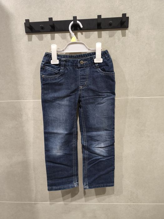 Spodnie dżinsowe ocieplane 116