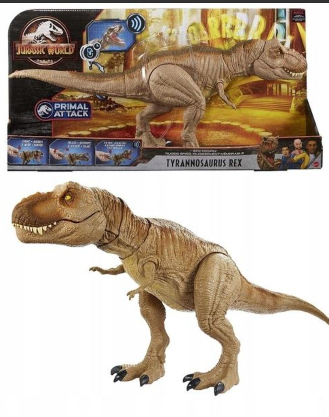 Dinozaur Tyranozaur rex Obóz kredowy dinozaur duzy