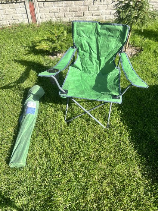 Dwa krzesła kempingowe