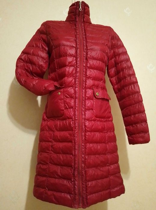 Куртка стьобана подовжена пальто плащик весна осінь