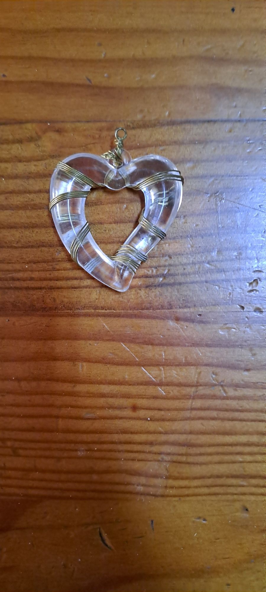 Pendente em forma de coração