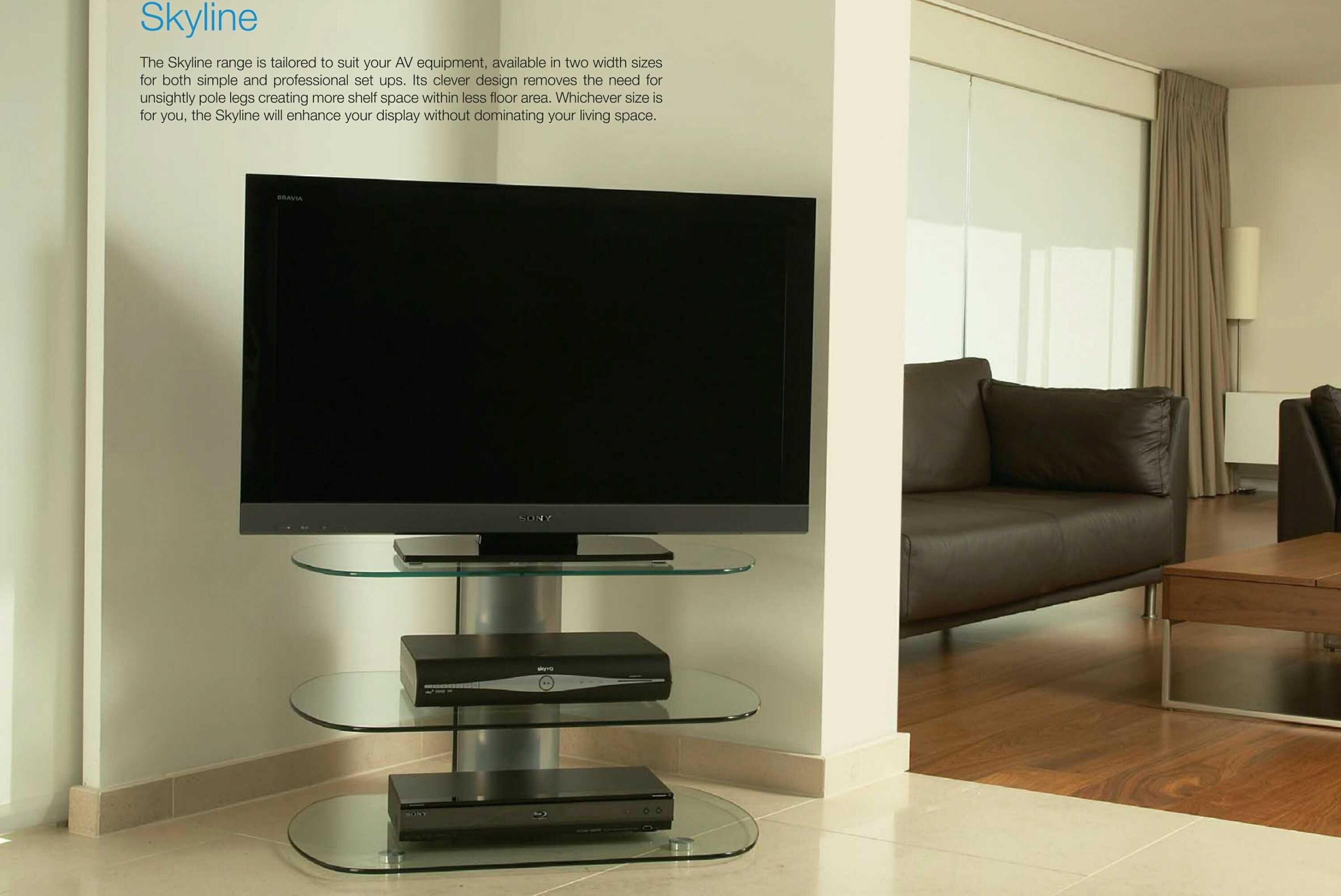[NOVO] Suporte de TV com duas prateleiras para Home Cinema