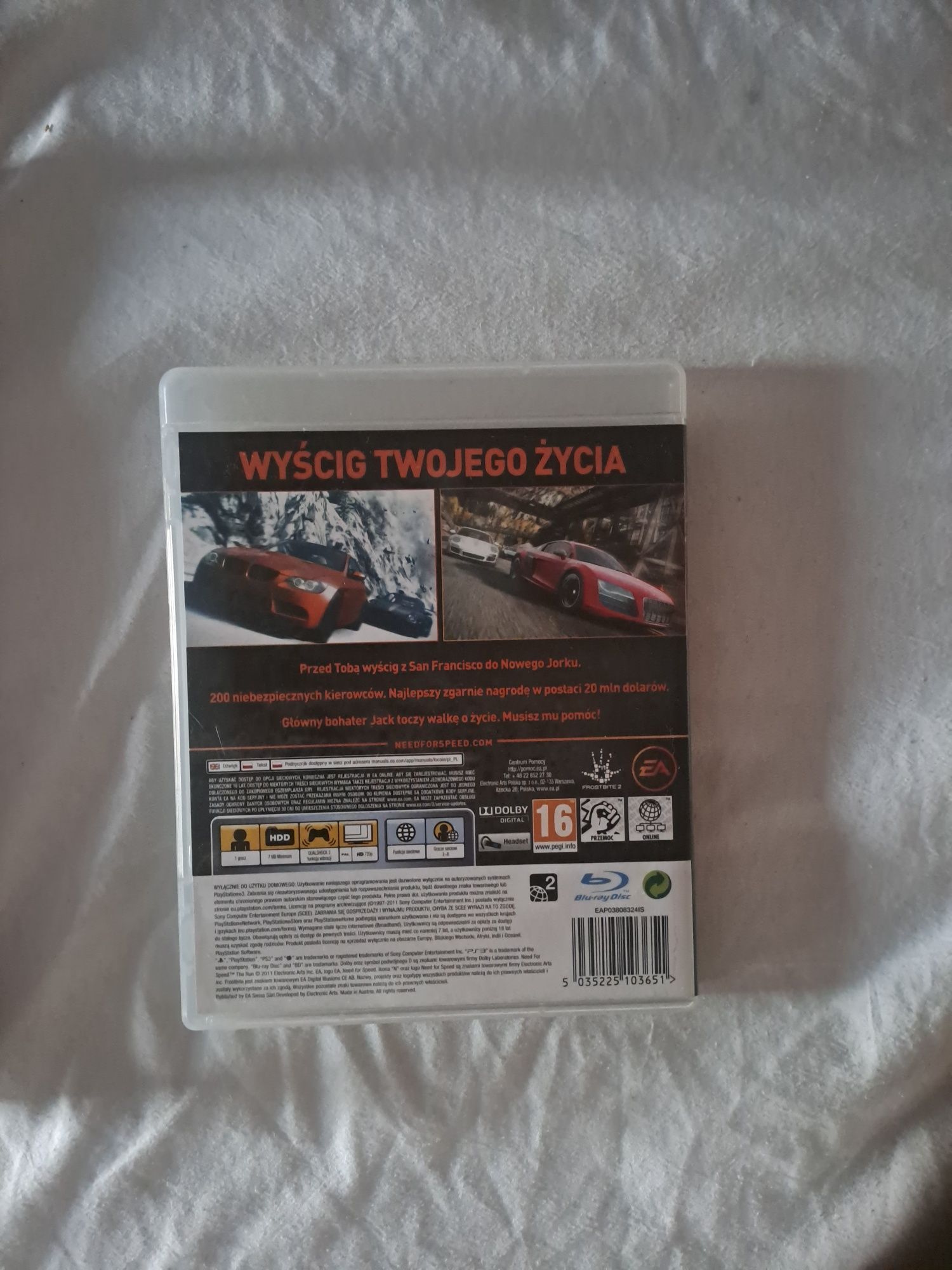 Gra na Ps3 Need for Speed The Run