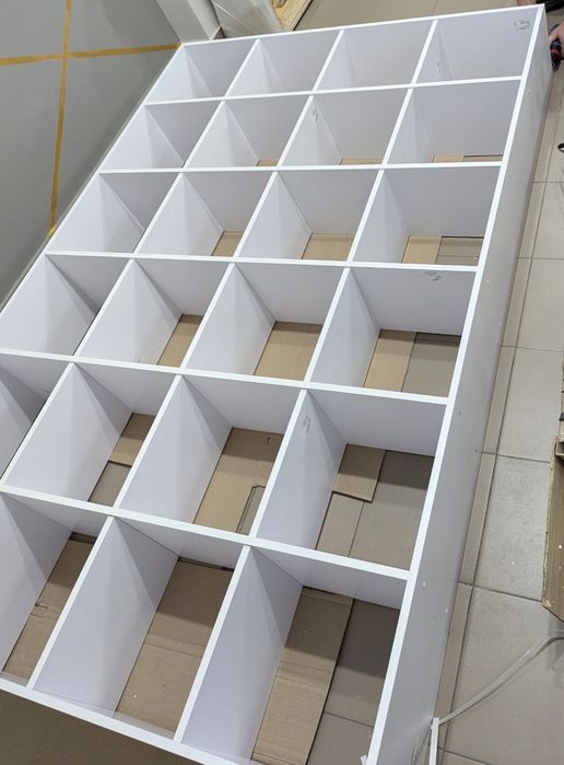 Полиця для книг, стелаж на 20 осередків M-3 Білий