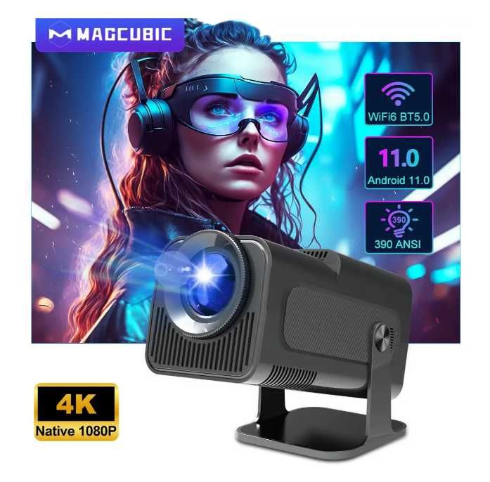 Видеопроектор Magcubic HY320 Full HD 1080P, Android 11, 390ANSI, Wifi6