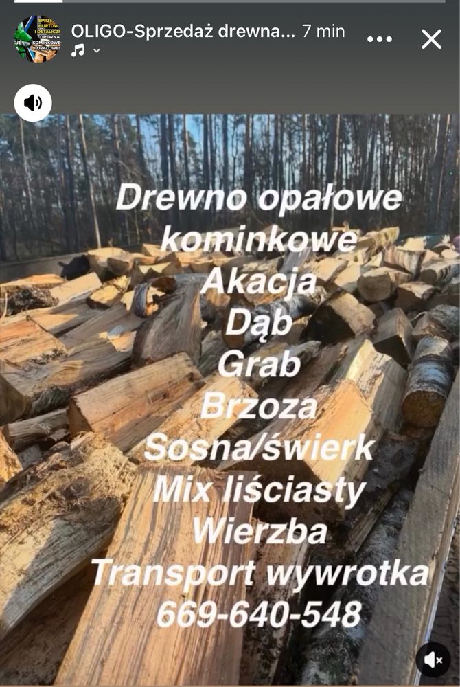 Drewno kominkowe opał
