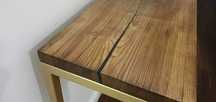 Konsola-Stolik-Loft-Industrial-Drewno-Jesion-Stal