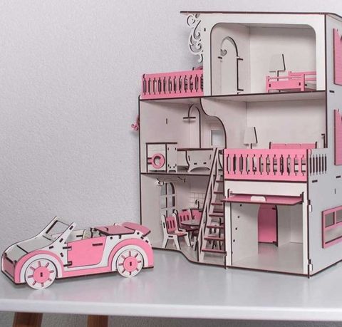 Будиночок іграшковий МЕБЛІ для Лол гараж Ляльковий будиночок машинка