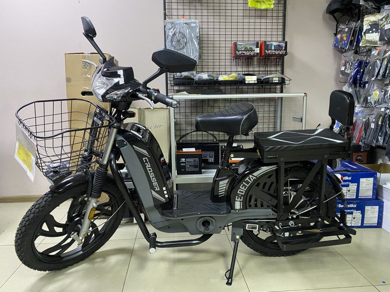 Електромопед 800W 60V 15Ah E-Delta электромопед електроскутер