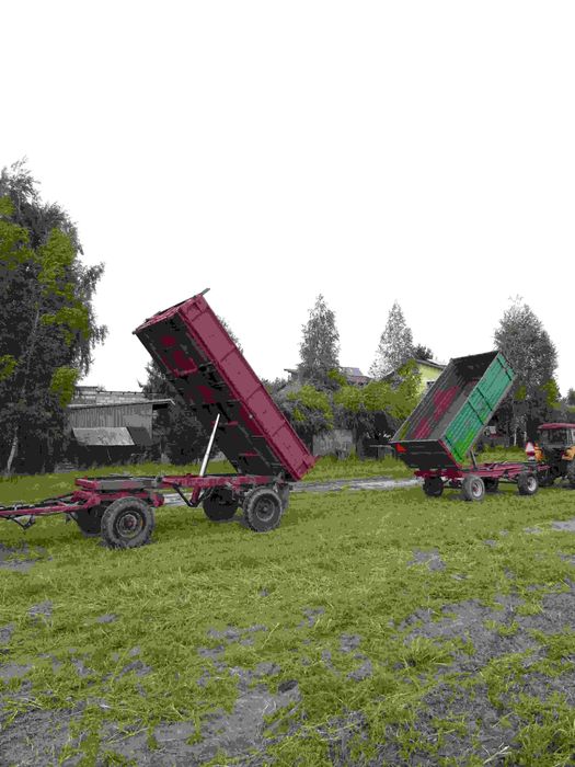 Przyczepa wywrotka 4.5-6 Ton P Gomselmash   MOŻLIWOŚĆ  TRANSPORTU