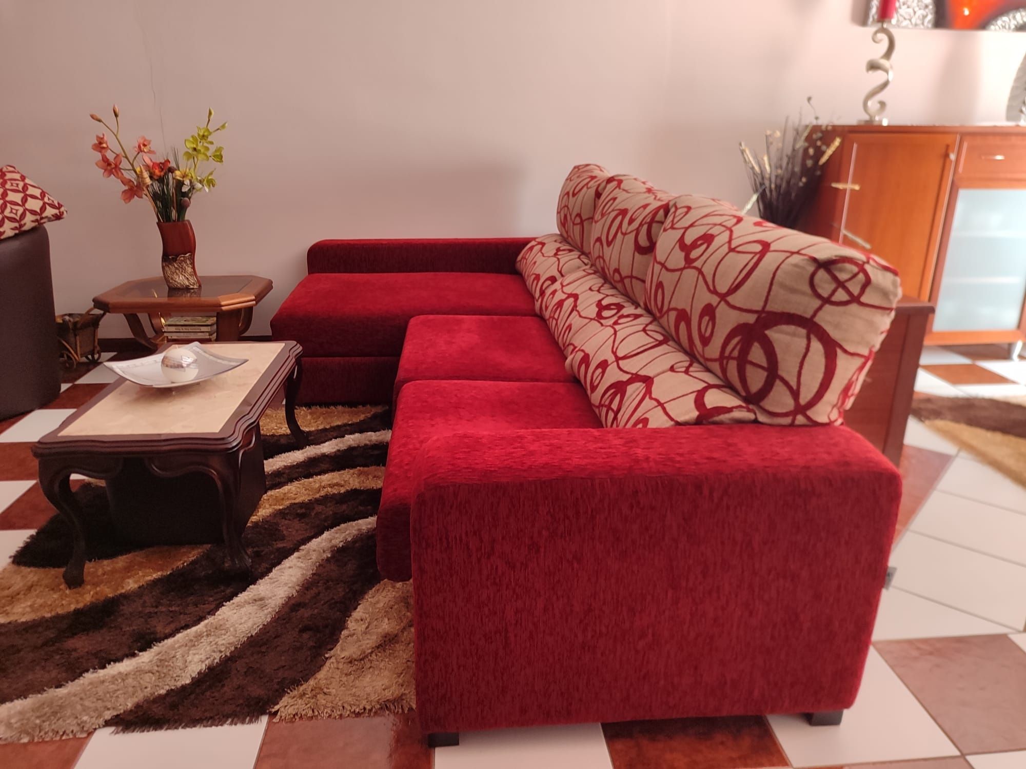 Sofá Cama com chez long