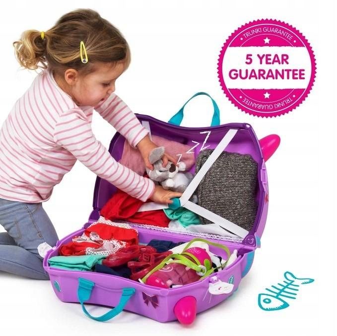 Jeżdżąca Walizka Jeździk Trunki Kotek Podręczna