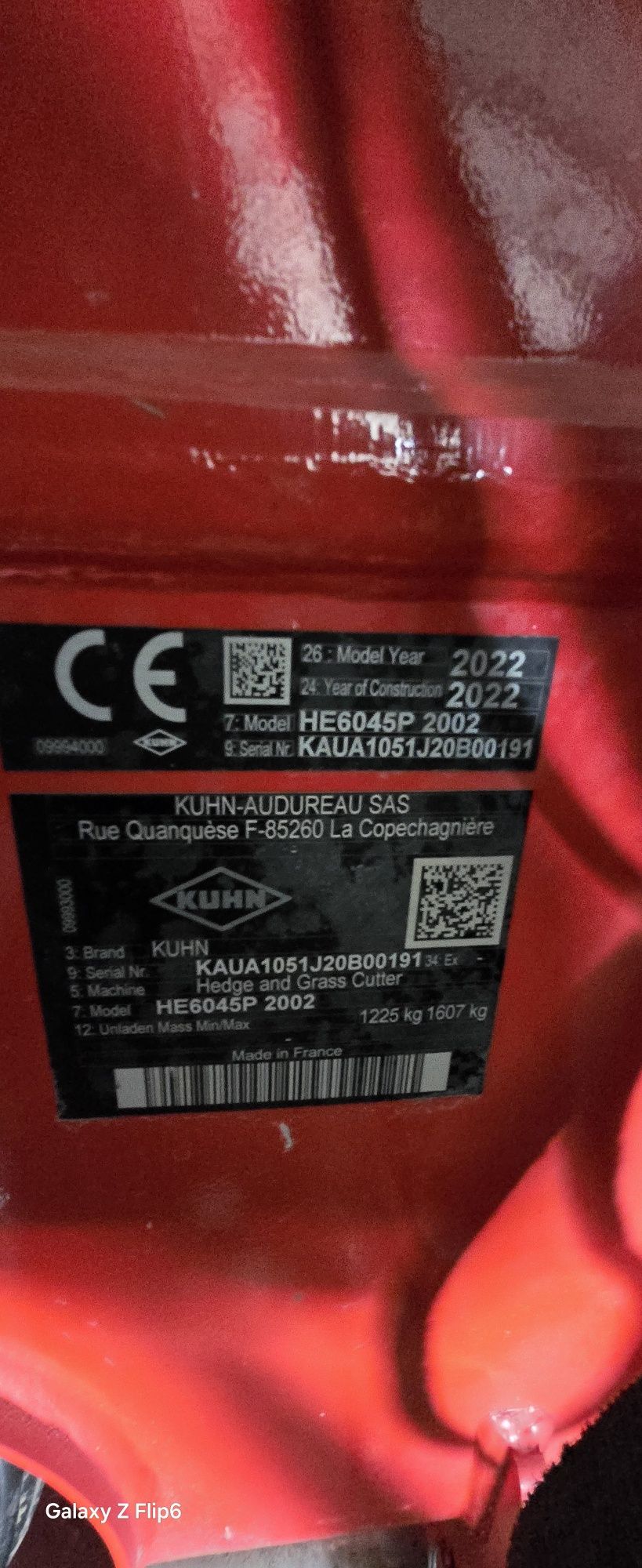 Kosiarka na teleskopie  kuhn Agri