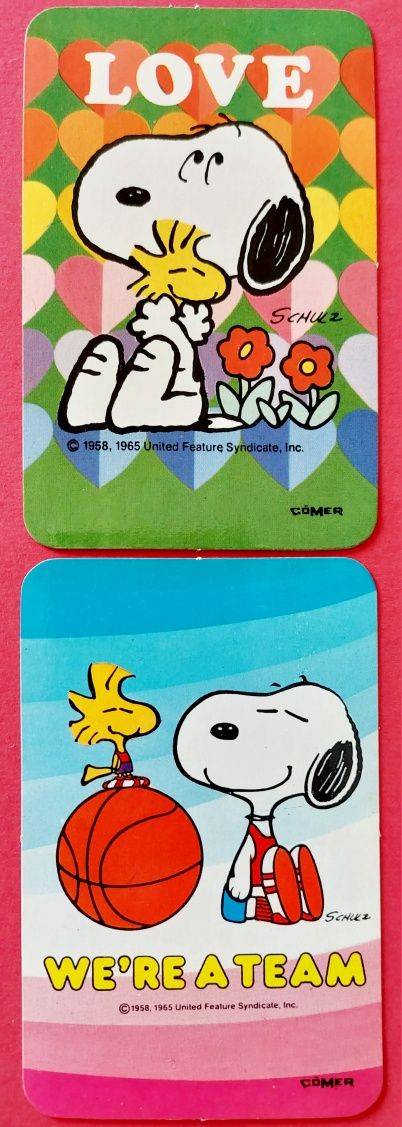 SNOOPY Calendários Anos 80