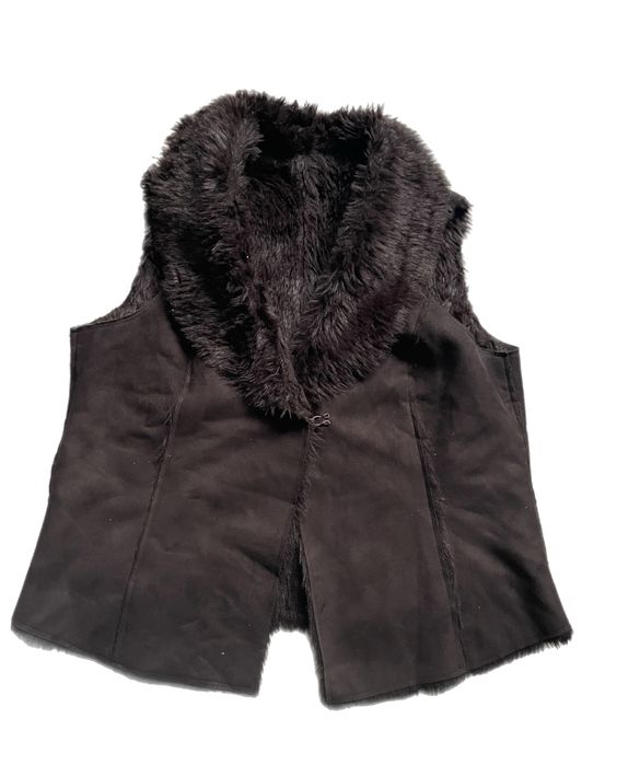 Bezrękawnik kamizelka dwustronna kożuszek futerko uniwersalny