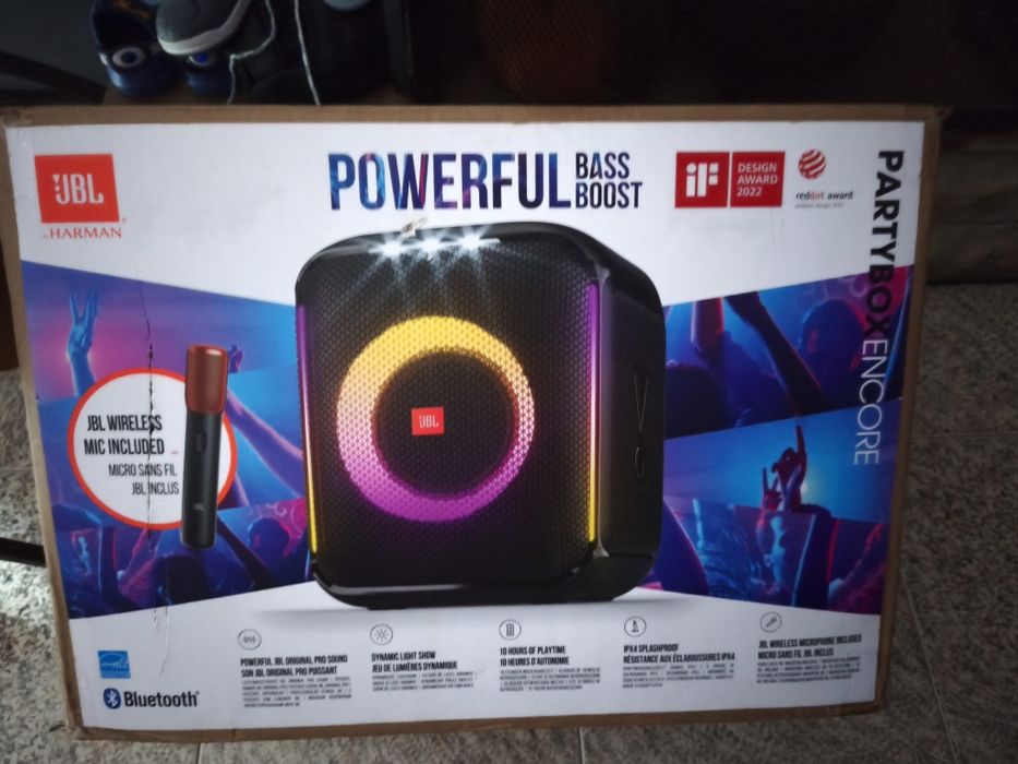 Coluna JBL - Encore - 100W + 2 microfones
