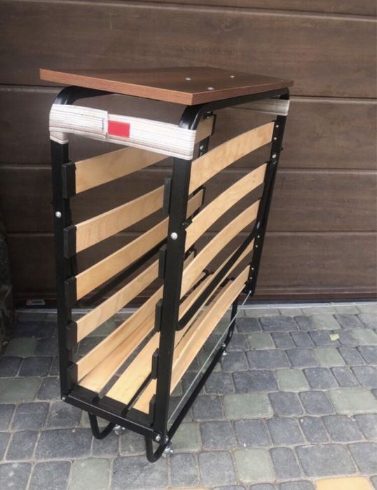 Розкладушка, ліжко розкладне, розкладачка З МАТРАЦОМ