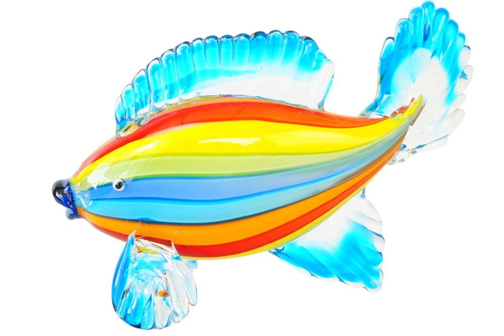 Figura Murano style RYBA rybka kolorowa