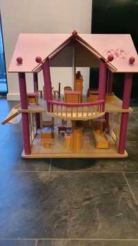 Drewniany domek dla lalek Eichhorn, ekologiczna zabawka