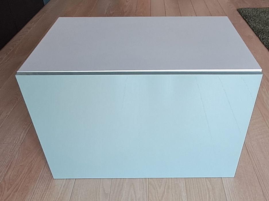 Estrutura Besta, Branco, com porta  Selsviken Azul / Acinzentado