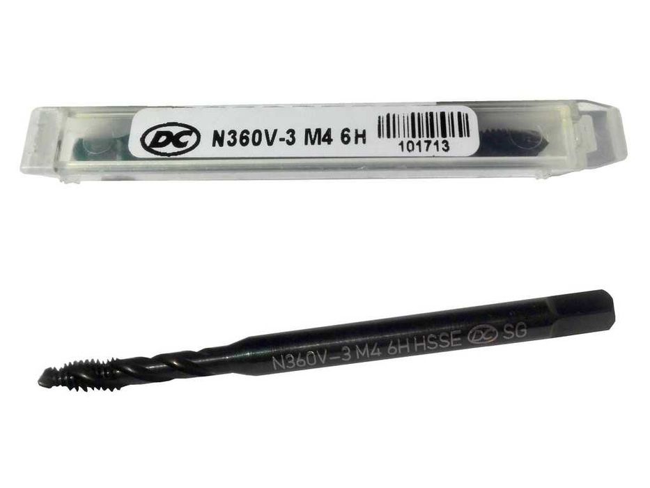DC SWISS M4 Gwintownik HSS-E 4 mm DIN 371