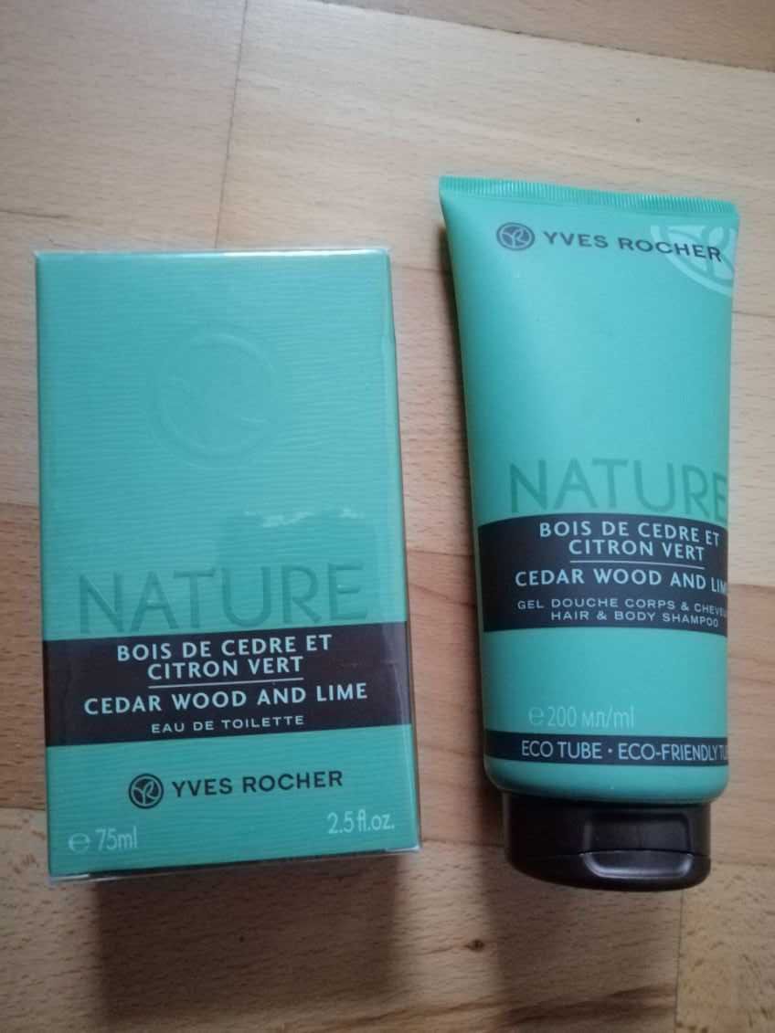 Zestaw woda + żel Yves Rocher Nature Homme cedr i zielona cytryna