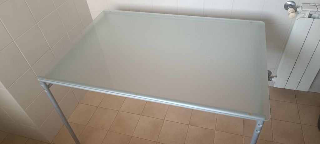 Mesa vidro para cozinha