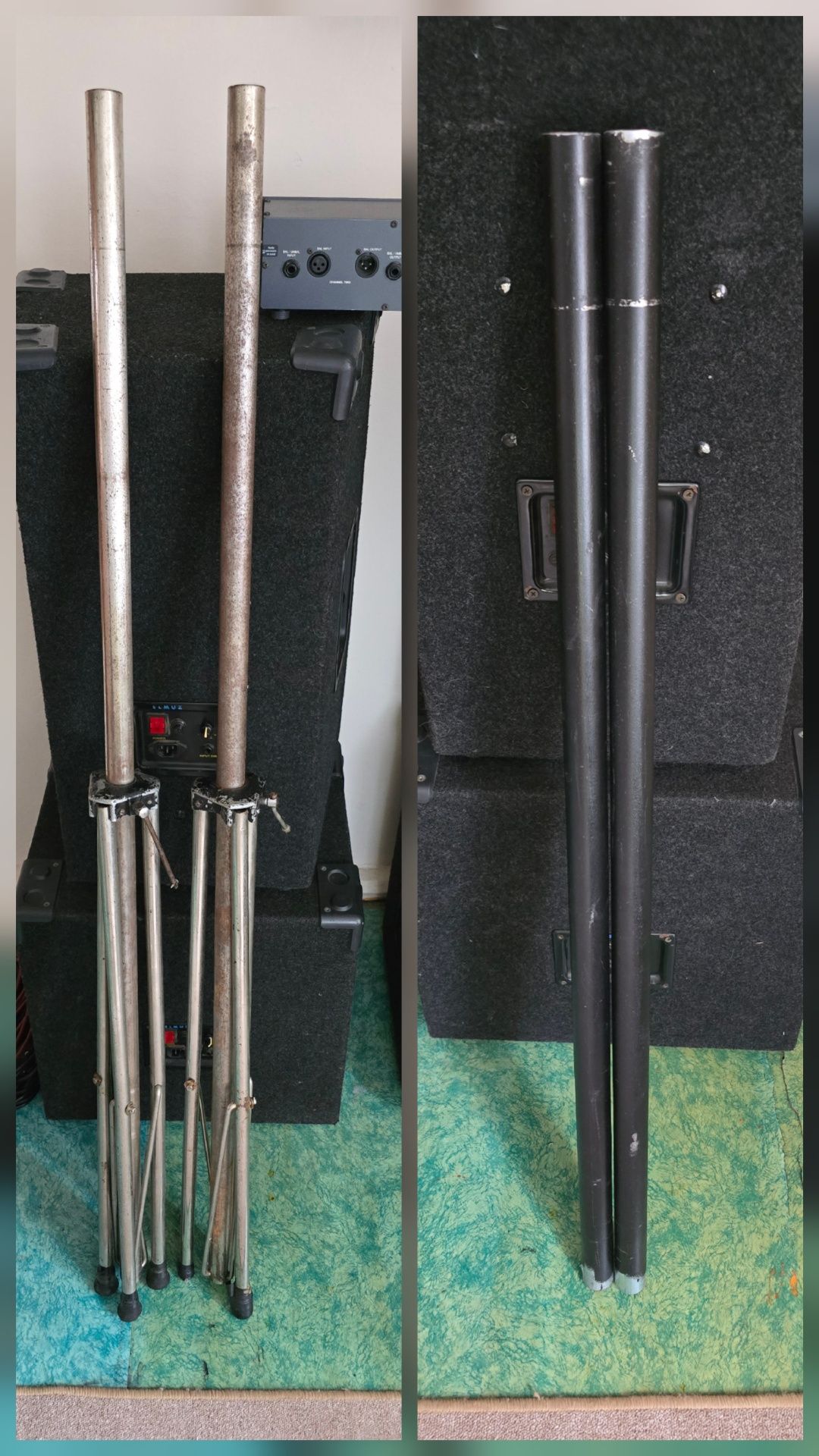 Kolumny Aktywne Estradowe Elmuz + Eqalizer DOD 830