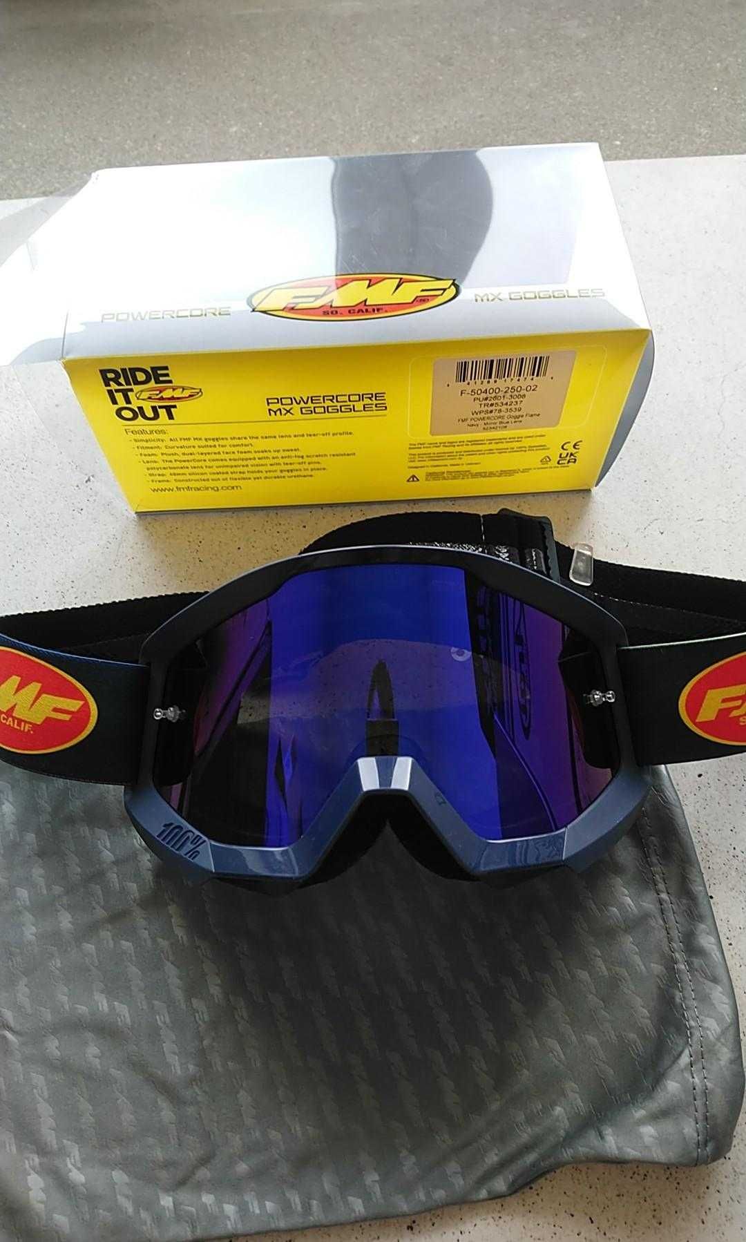 Gogle offroad FMF Powercore 100% STRATA
