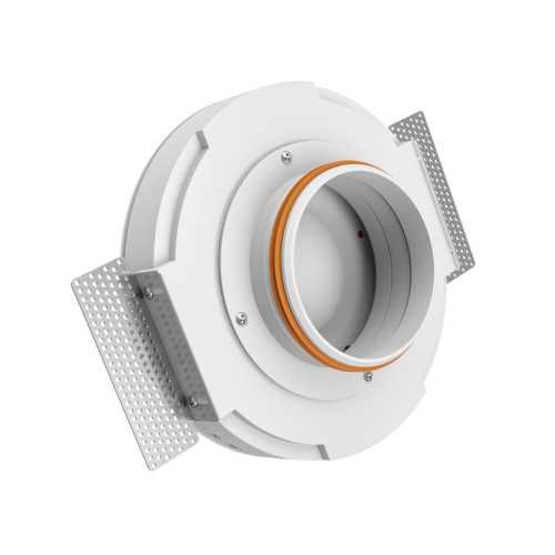 Anemostat bezramkowy gipsowy Ergovent RONDO 125mm – 8 Sztuk