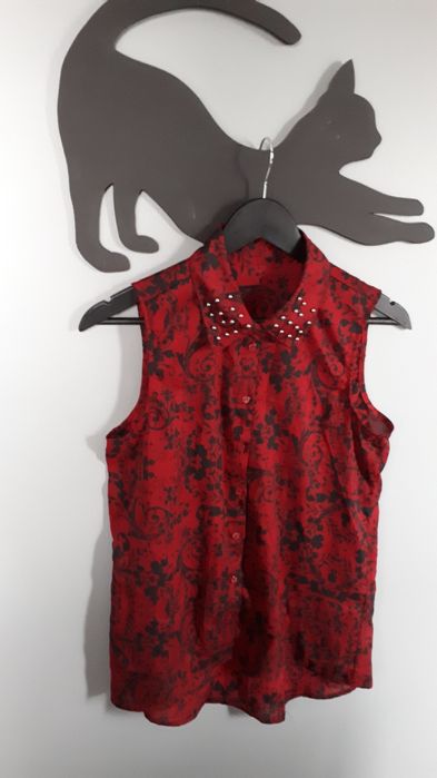 Koszulka bordo  L damska