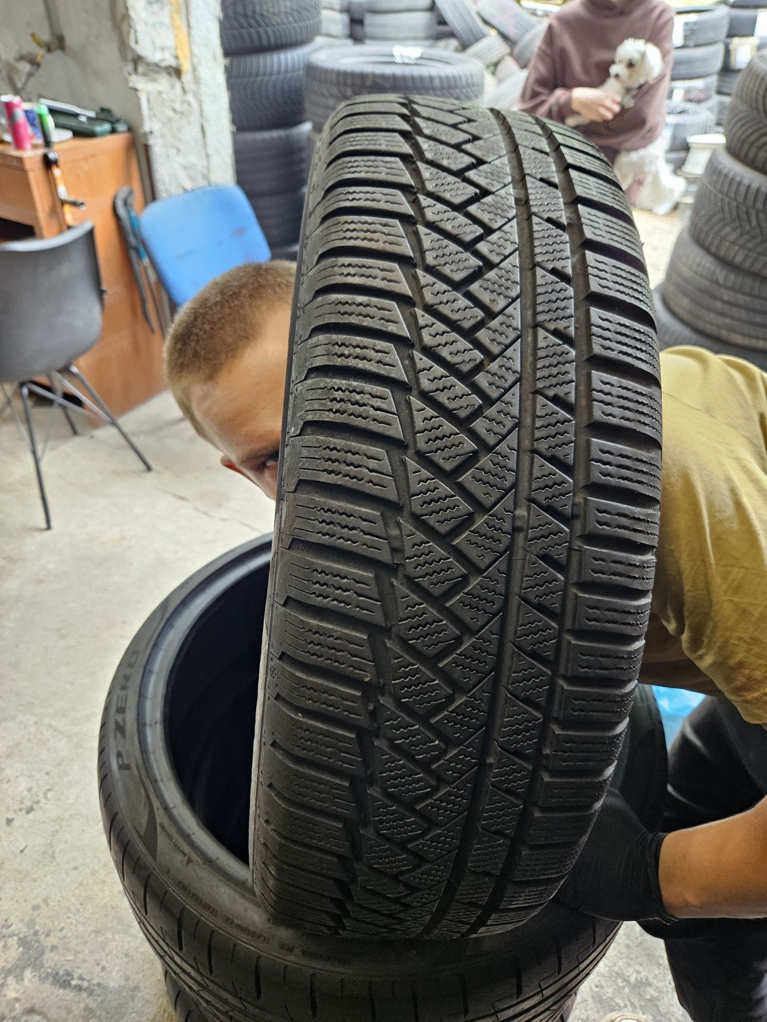 [2szt] Continental 215/60 r18 Zima /// 6,7mm!!! MONTAŻ 2022r