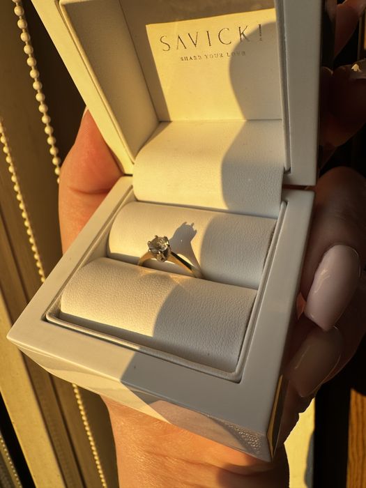 Savicki Triumph of Love pierścionek rozm 12 złoty