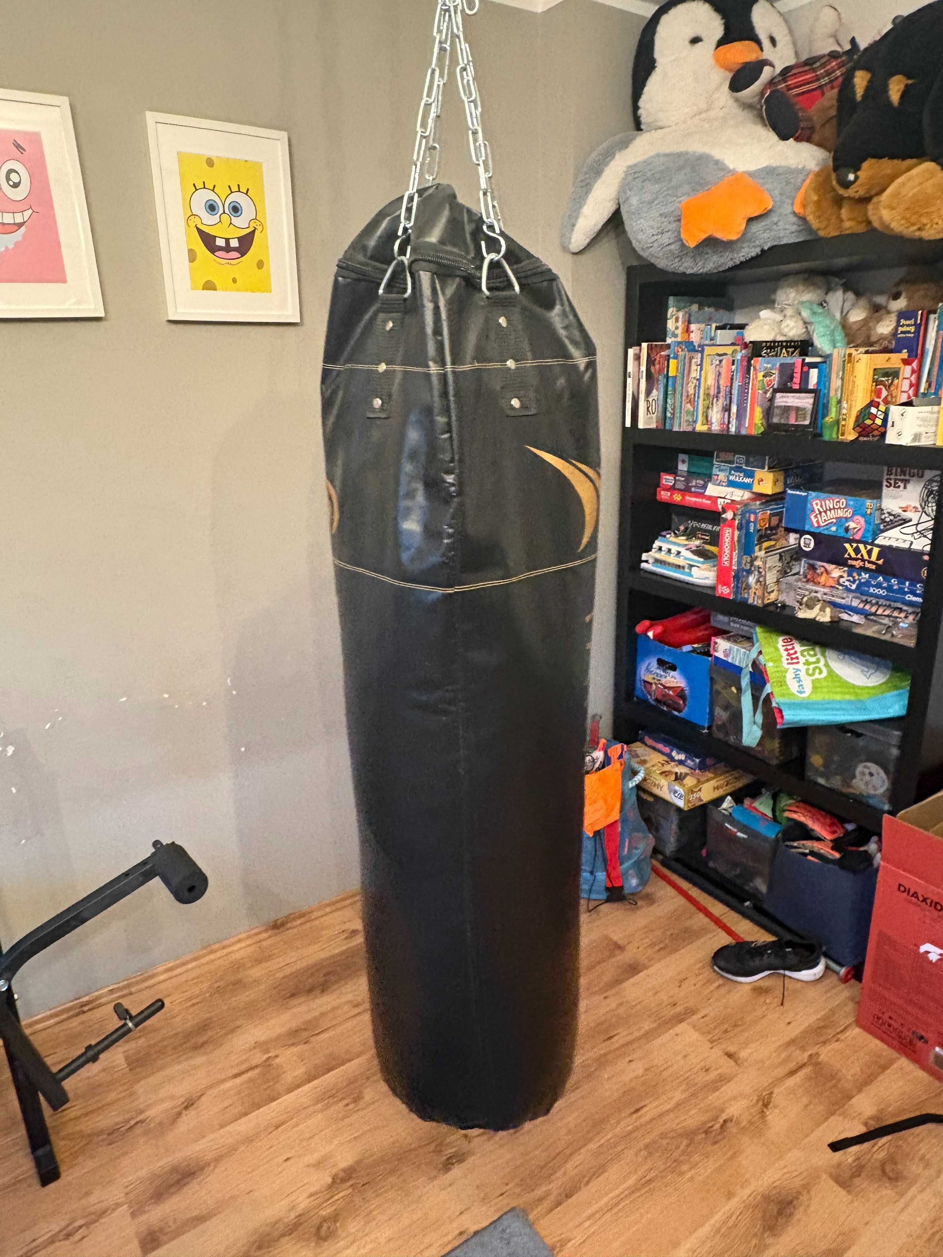 Worek bokserski Yakimasport treningowy wypełniony 140x40 cm